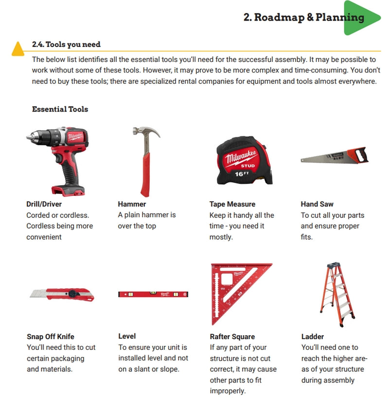 SOLO+ 75 DIY Construction Plan Set